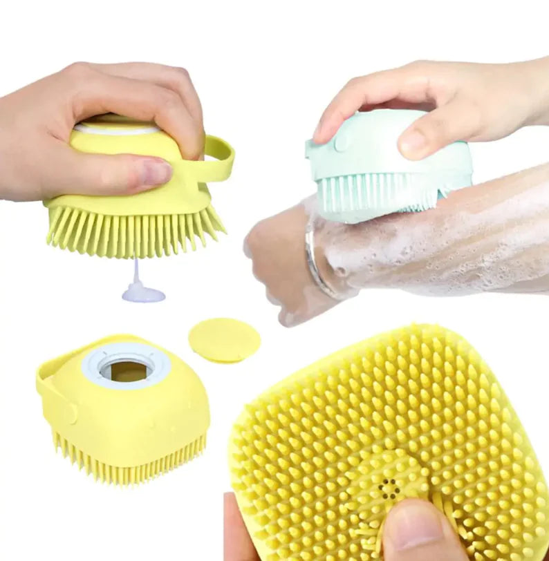 Pet Bath Brush Massager